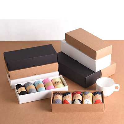 Cheap Personalized Custom Socks / Underwear / Clothing / Shoes Packaging Paper Boxes for Socks